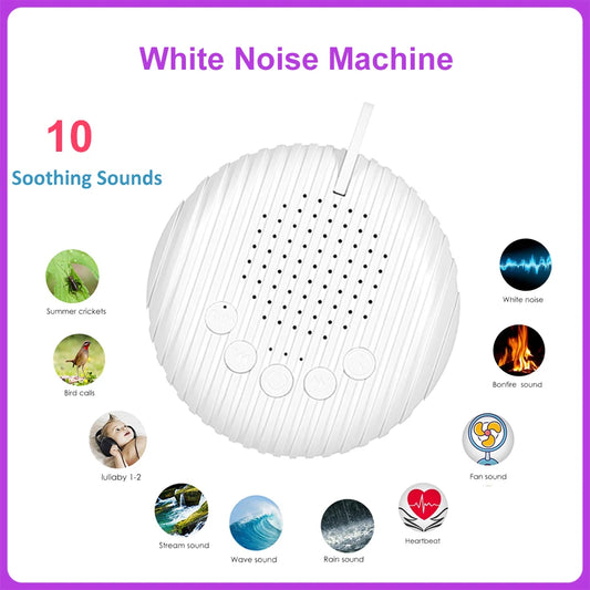 Portable Baby White Noise Machine 10 Sounds